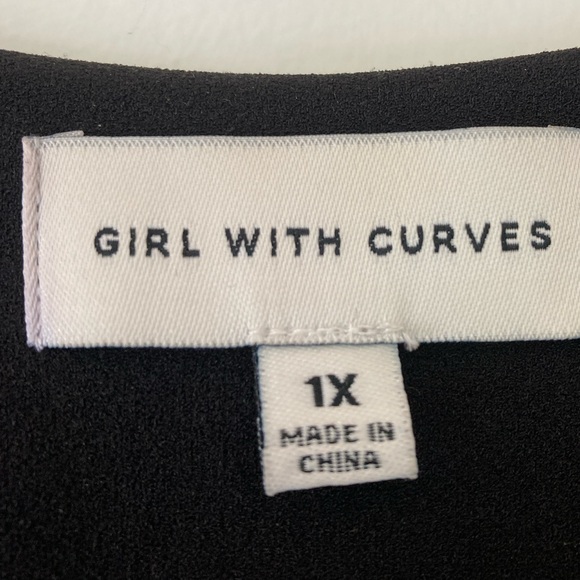 Girl With Curves Black Jacket Sz:1x - Picture 3 of 3